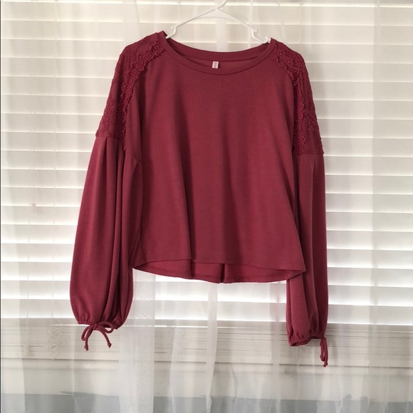 Cropped pink sweater - Picture 1 of 5